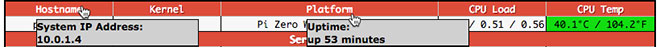 Pi-Star Admin console - tooltips